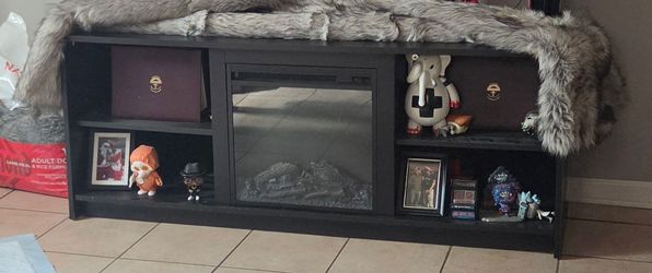 Fireplace TV entertainment center