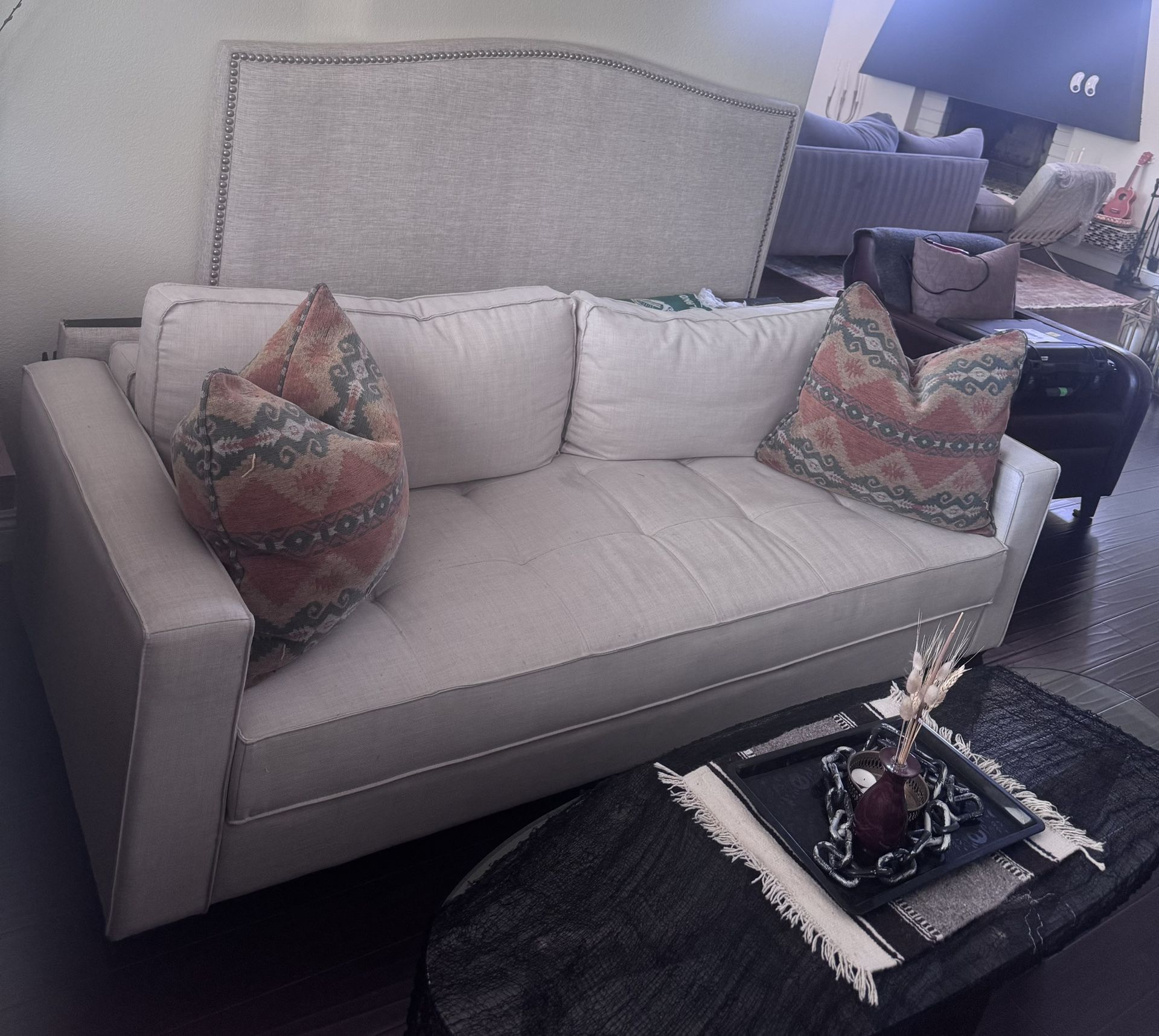 Couch (folds out into a sofa bed)