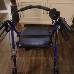 Almost  New Walking  Chair With  Storage  And Cup Holder 