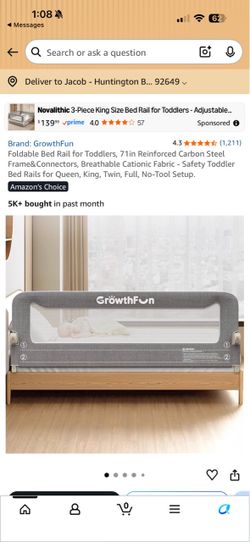 Toddler Bed Rail Guard