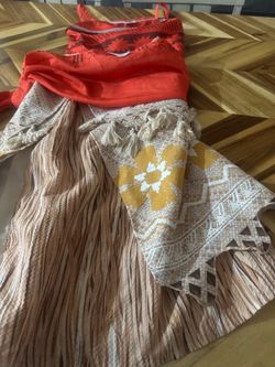 Moana Princess Kids Costume Dress 9/10
