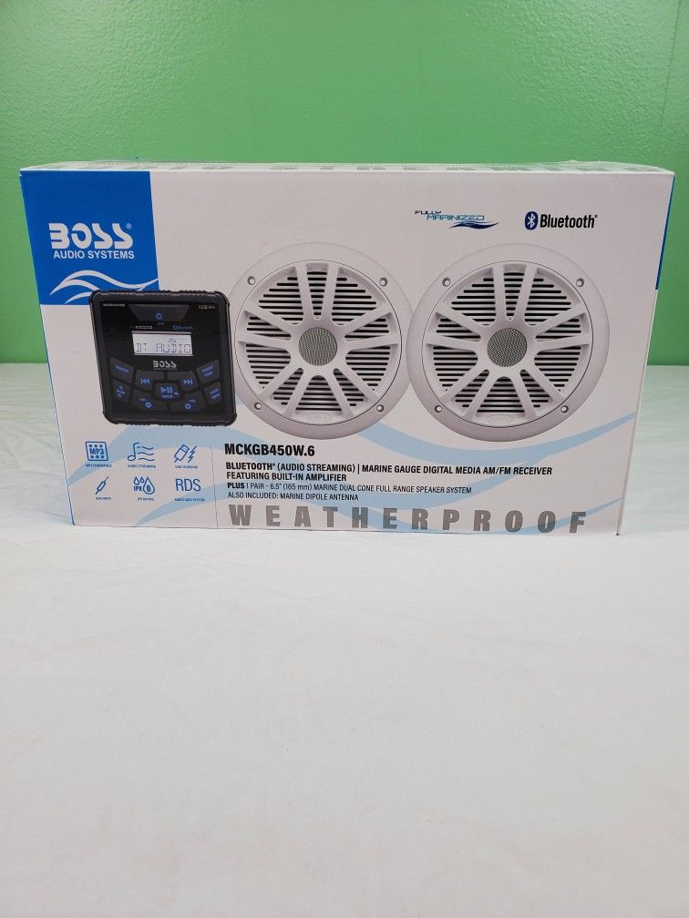 Boss Marine Gauge AM/FM receiver