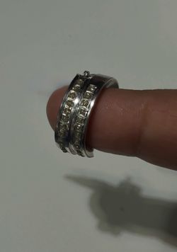 White gold hoop earrings