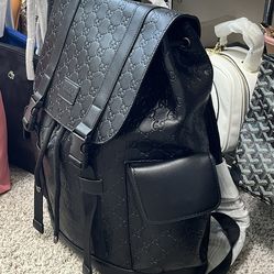 Gucci Backpack- Brand New Leather Designer Bag.