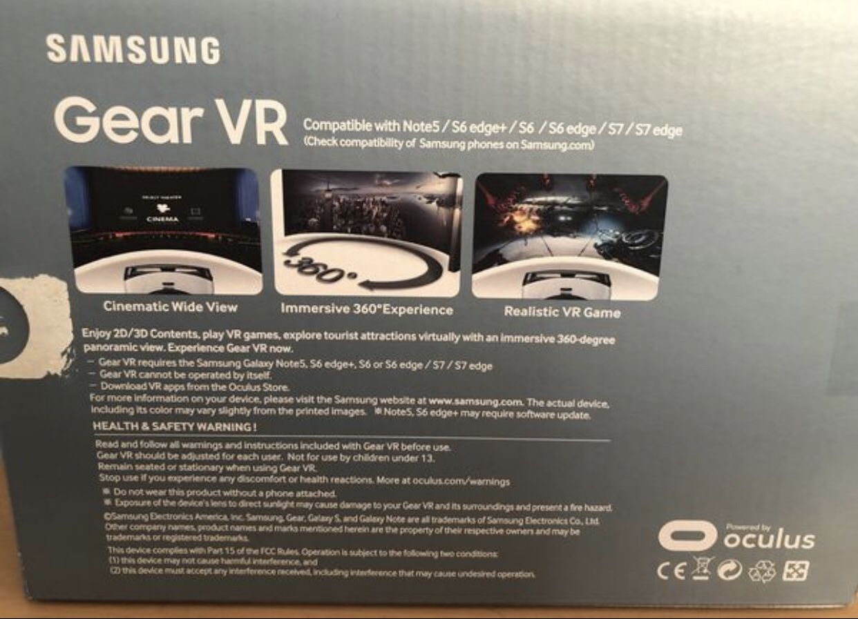 Samsung Galaxy S7 Edge Gear Vr