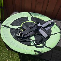 Kids Trampoline Tree Swing