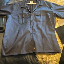 Blue Dickies Shirt 2XL