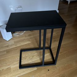 black end table