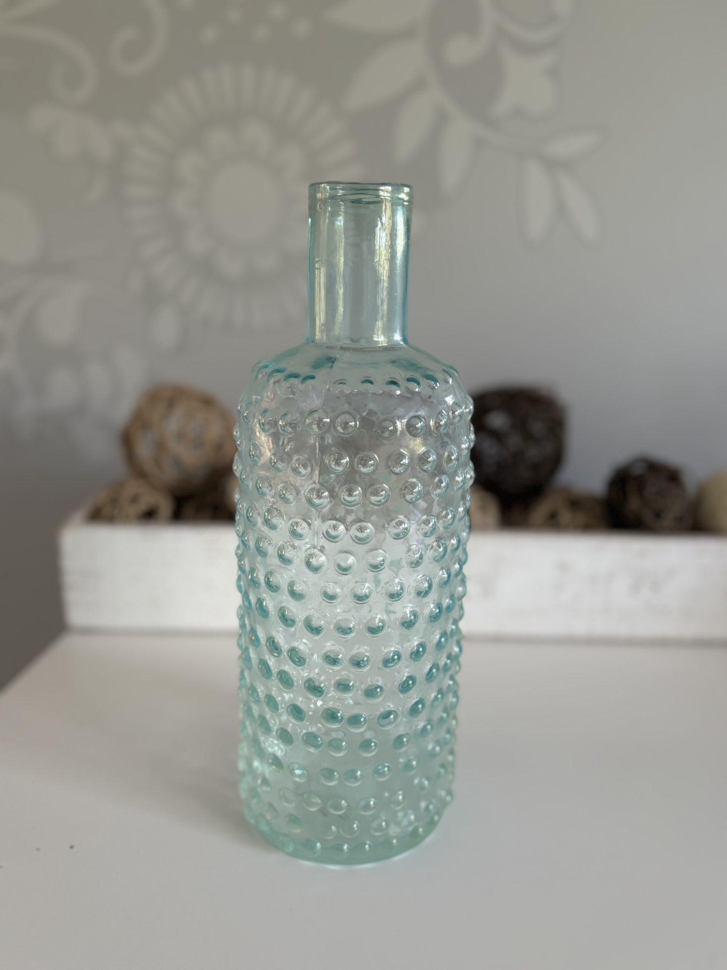 Tall Light Blue Glass Decor - West Elm