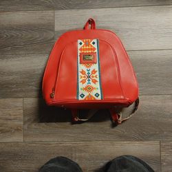 Backpack Purse Red Belo Horizonte