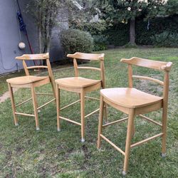 Light Wood Bar Stools