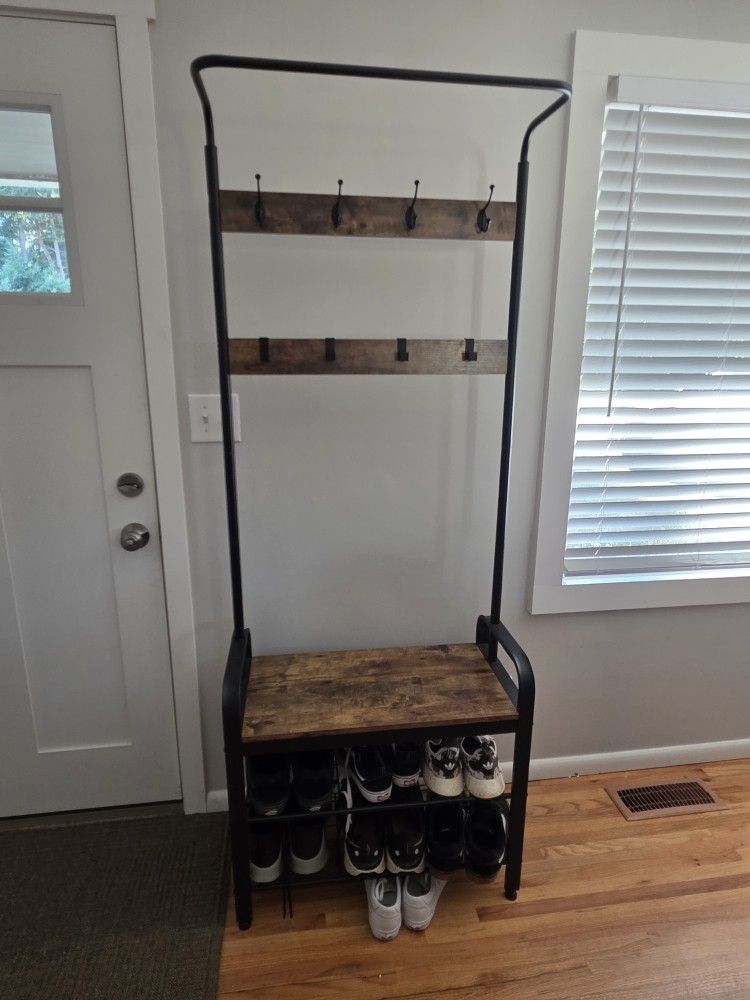 Coat Rack and Shoe Storage