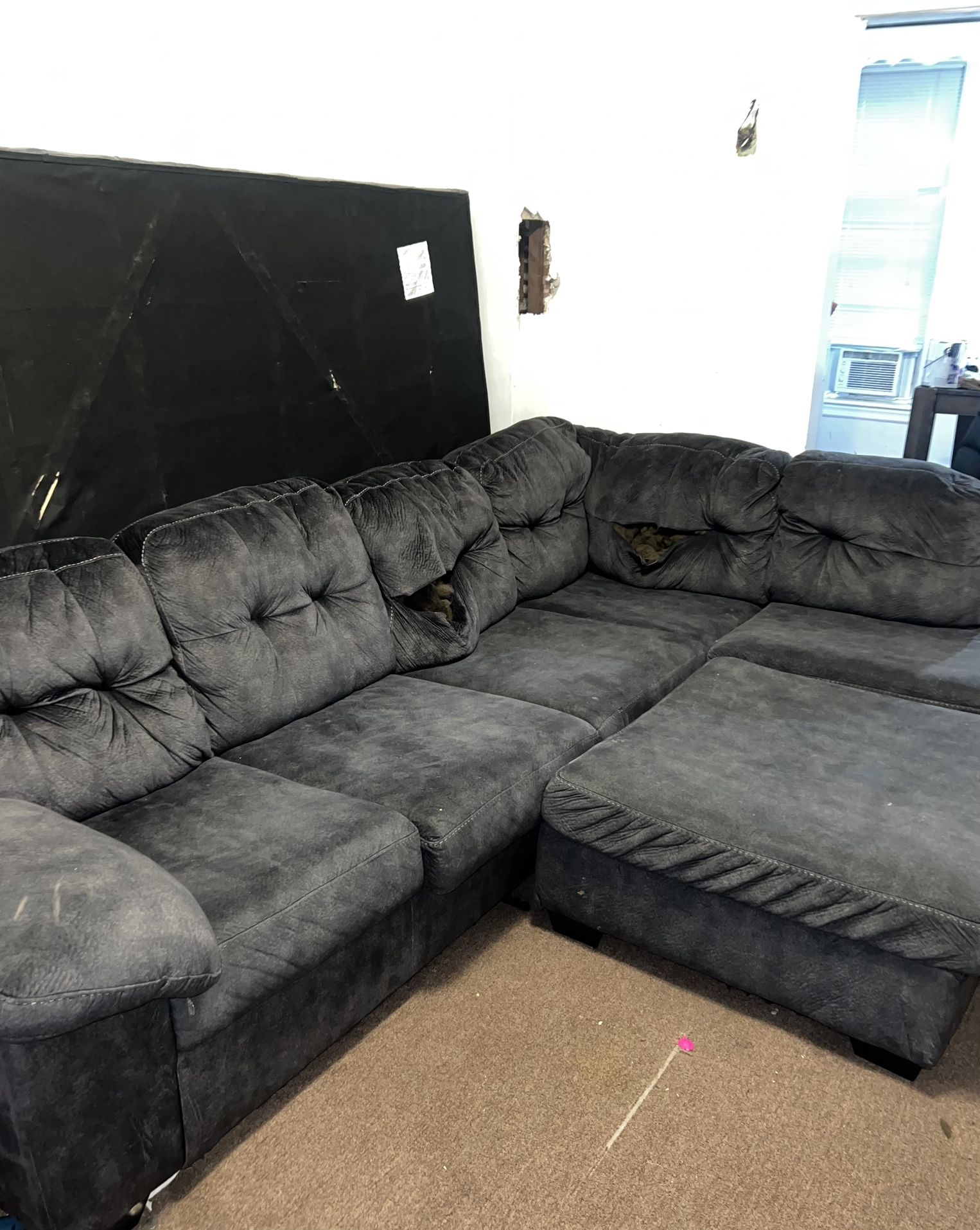 3 Piece Sectional $600 Needed to be restored & cleaned!