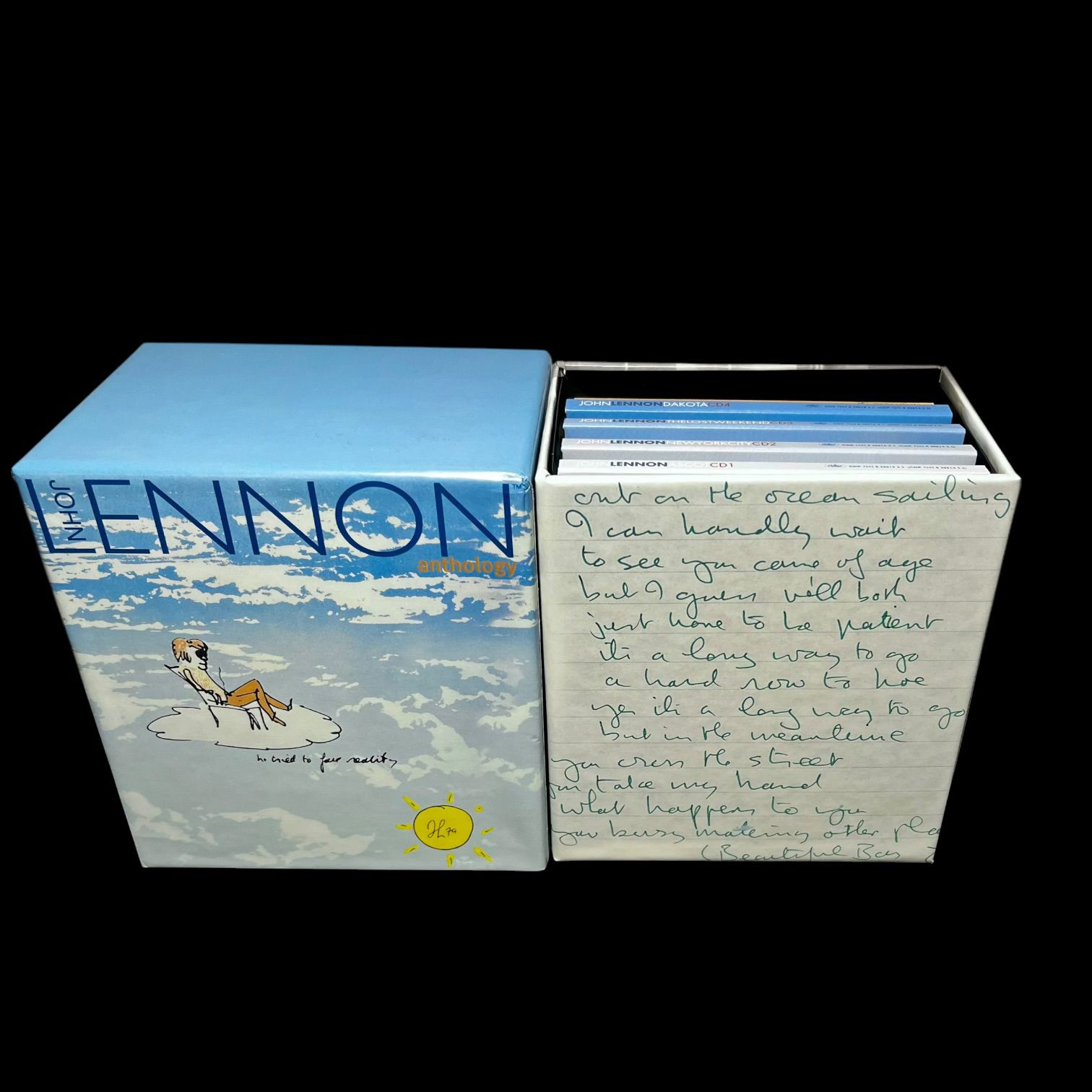 John Lennon Anthology 4CD Box Set Capitol 1998 with Book 