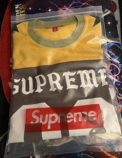 Supreme Playboy L/S Football top size XL Brown