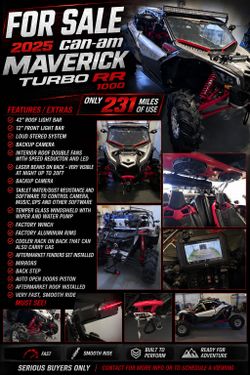 2025 Can-Am Maverick Turbo RR 1000