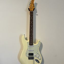GearIT Electric Guitar Mahogany Stratocaster Tonewood GST-100 Mission Series 39in Full Size