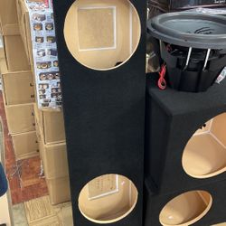Subwoofer Box Ford Crew Cab 2015-up Dual 12”