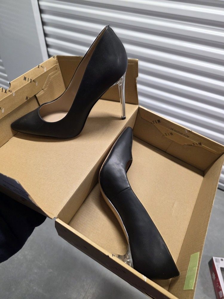 Mix No. 6 Clear Heel Shoes