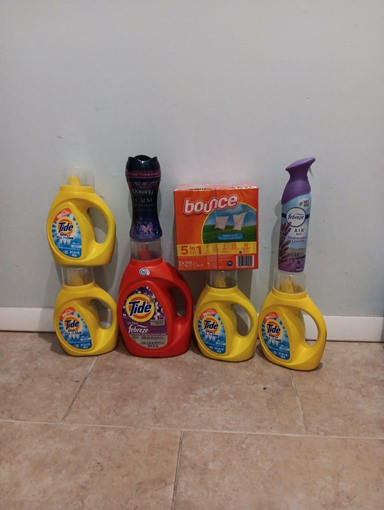 8 For $40 Tide Laundry Household Bundle