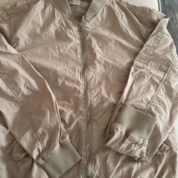 H&M Size Medium Brown/beige Zip Up 