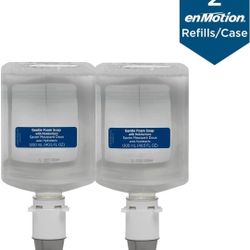 enMotion Gen2 Moisturizing Foam Soap Dispenser Refill by GP PRO (Georgia-Pacific); Dye and Fragrance Free; 42714; 1200 mL Per Bottle; 2 Bottles Per Ca