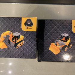 WisToyz Bulldozer and Excavator