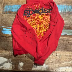 Red Spyder Hoodie Size Small 