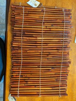 Tradewind Bay Placemat Kitchen Table  8 Piece  Bamboo New