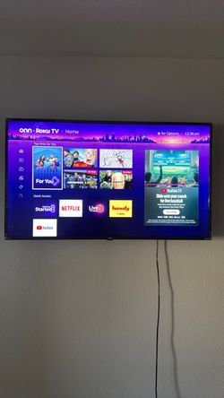 ONN Roku Smart TV Flat Screen 50in