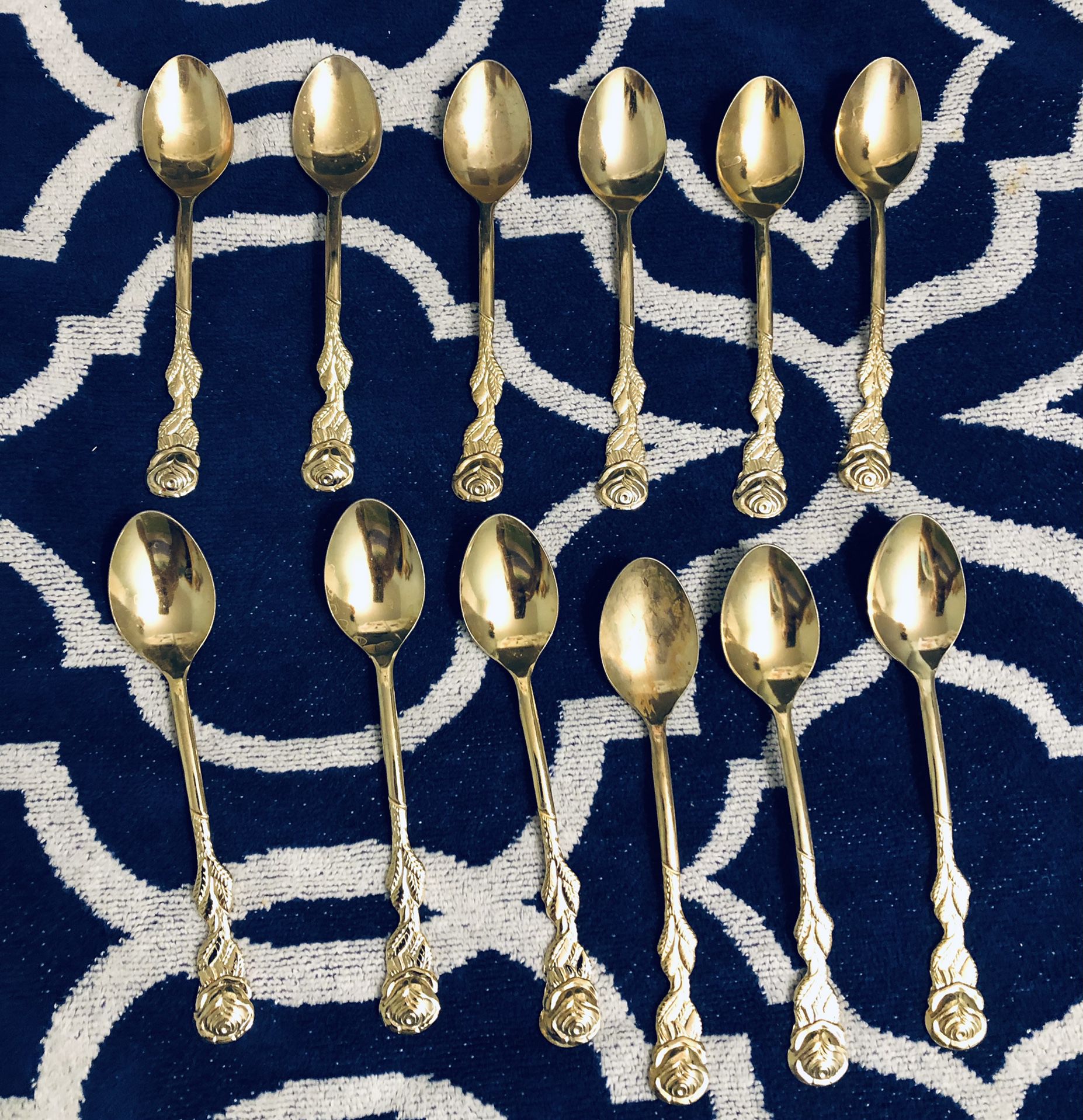 Rose Style Of Spoons
