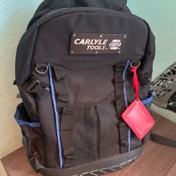 Carlyle Tools hard bottom tool backpack