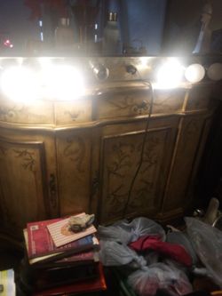 Dining Room Cafe Credenza Painted Grit Conditions All The Cabinets Pull Out Fine Asking$ 1,200 OBOile