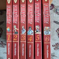 SET OF 6 COMICKS BOOKS..FAIRYTAIL...