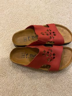 Birkenstock ;color:red; size 24;