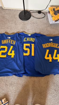 Mariners jersey Blue Gold