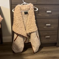 Faux Fur Vest Coat