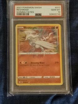 2021 SHINING FATES RESHIRAM PSA 10