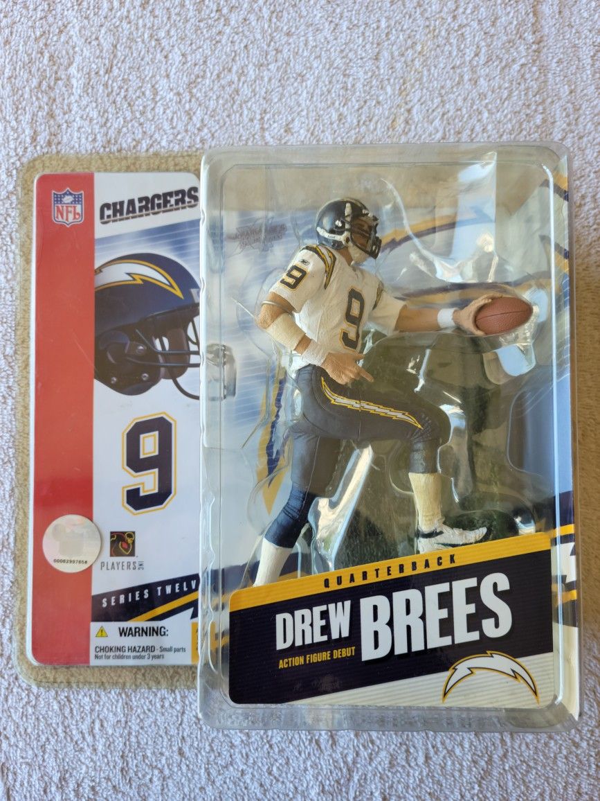 Drew Brees Sand Diego Chargers NFL McFarlane Series 12