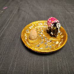 Elephant plate Of India In Gold Trim