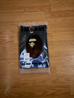 Black blue bape tee