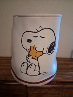 Peanuts Snoopy canvas clothes tote