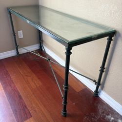 Glass Top Table $40