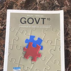 GOVT 10 Principles Of American Government 