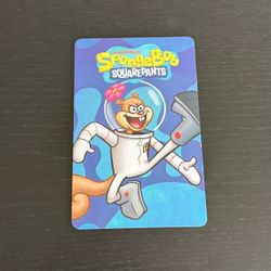 SpongeBob SquarePants Arcade Coin Pusher Card Sandy Cheeks 002 Barcode