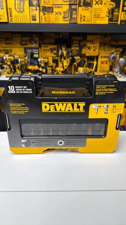 DEWALT 10-Piece 3/8" Socket Set