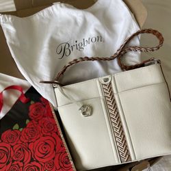 NEW Brighton Italian Leather Belize Bucket Bag Purse