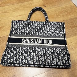 Authentic Dior Large Tote Bag