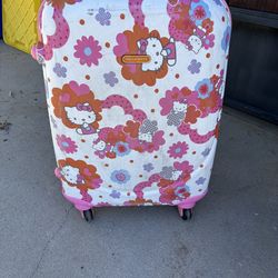 Large Hello Kitty luggage