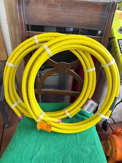 Yellow Corrugated Flexible Gas Line Tubing
